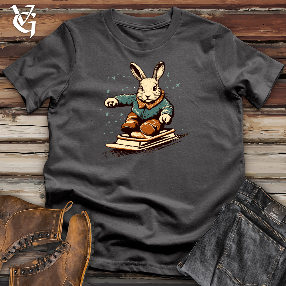 Retro Sliding Rabbit Softstyle Tee