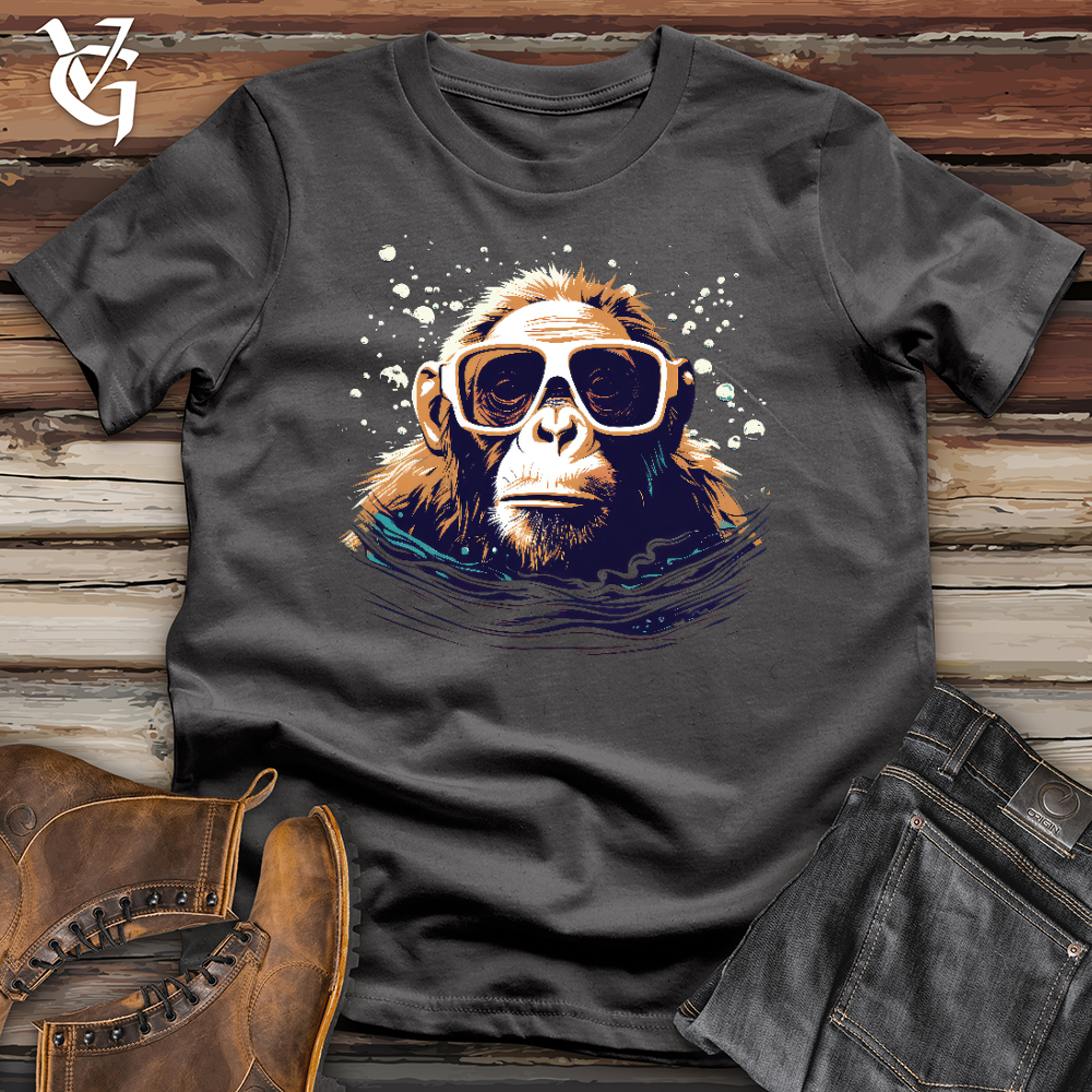 Swimming Monkey Softstyle Tee