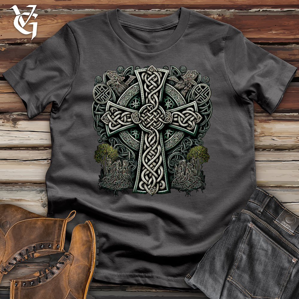 Metallic Celtic Crosses Softstyle Tee
