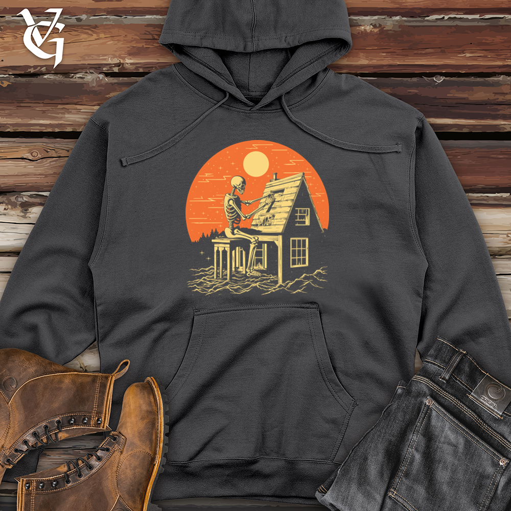 Celestial Builder Skeleton Midweight Hooded Sweatshirt