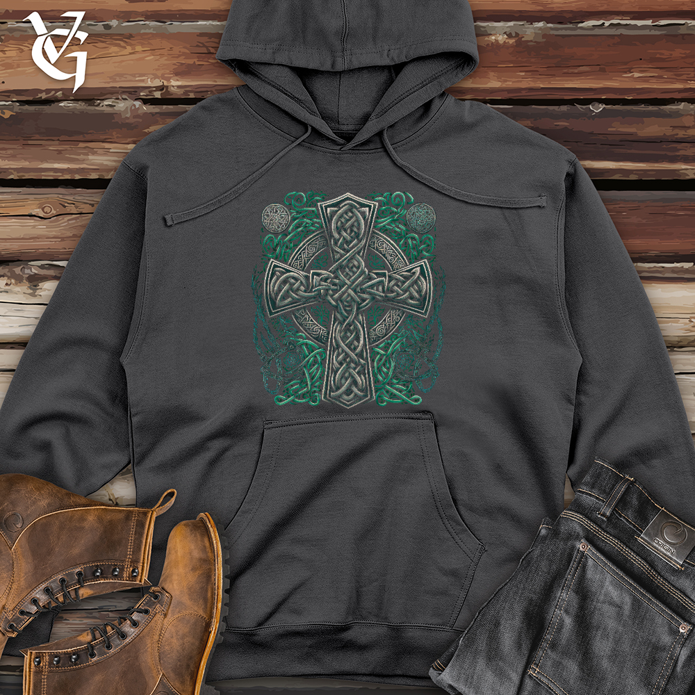 Celtic Crosses Midweight Hooded Sweatshirt
