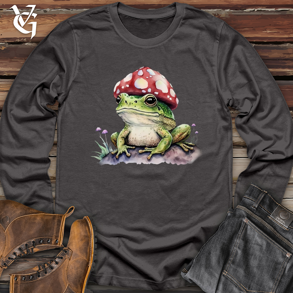 Frog Mushroom Head Softstyle Long Sleeve