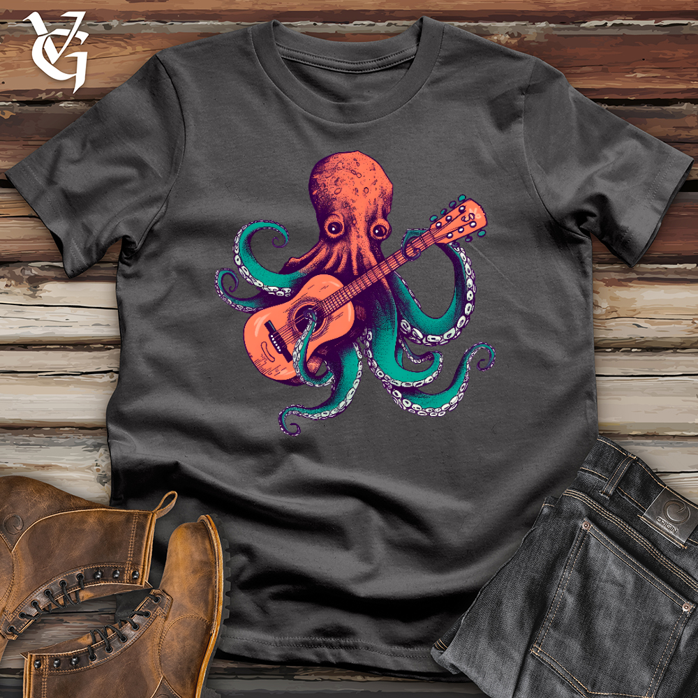 Octopus Guitarist Softstyle Tee