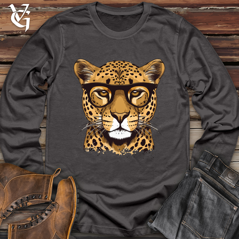 Cheetah Eyeglass Softstyle Long Sleeve