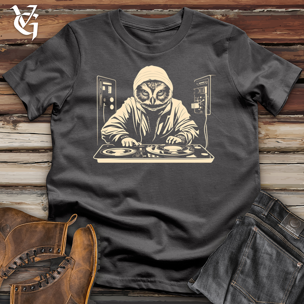 Retro Hootenanny Owl Softstyle Tee