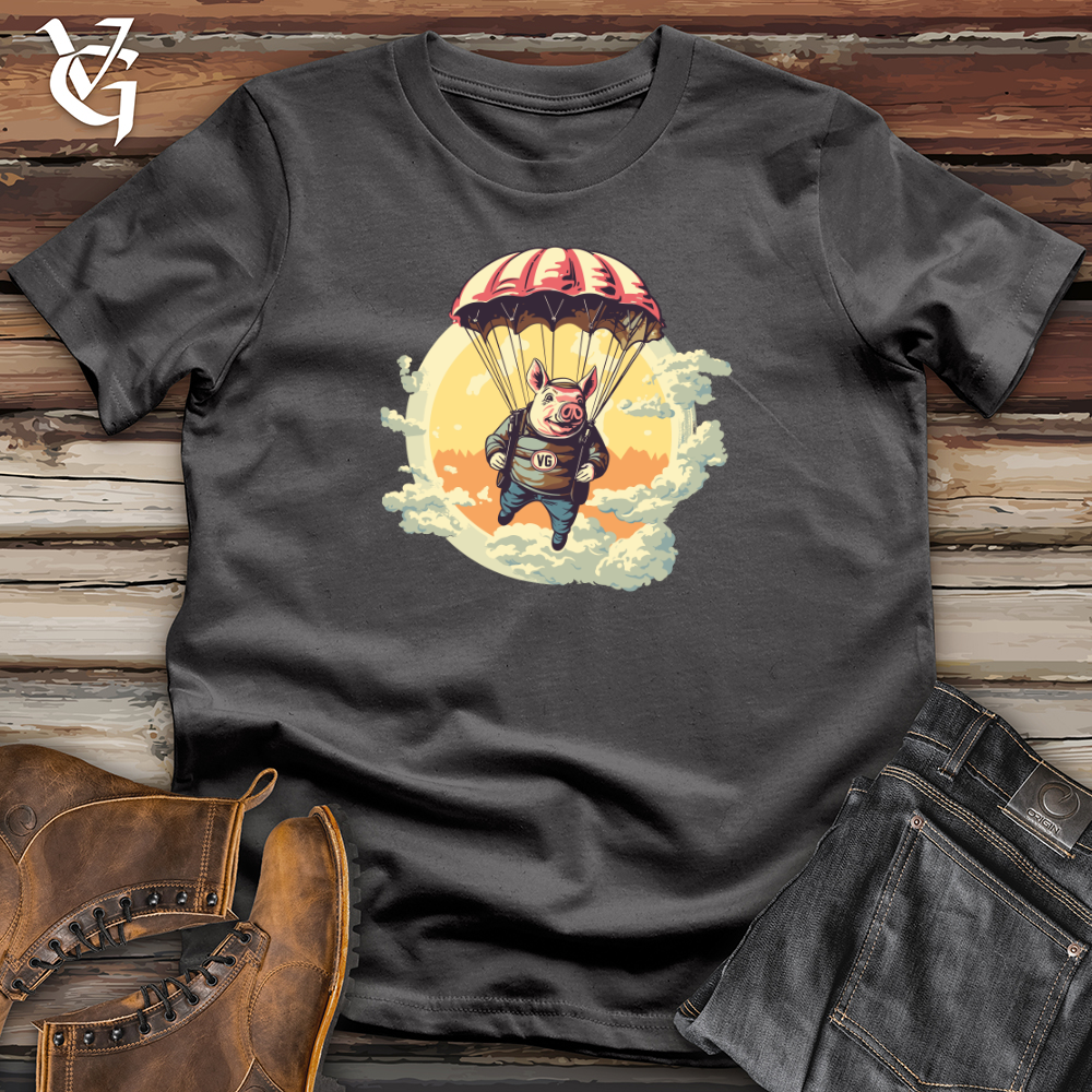 Pig Parachute Skydiving Excursion Softstyle Tee