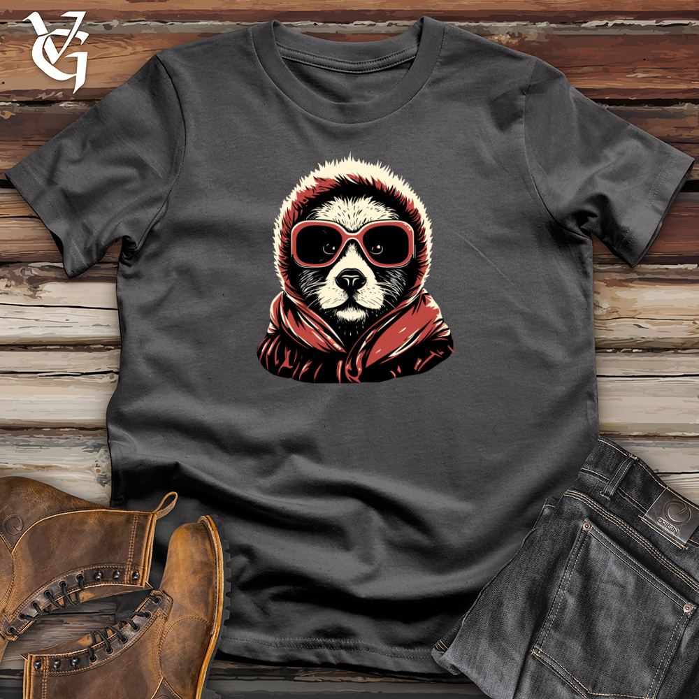 Retro Ski Masked Panda Softstyle Tee