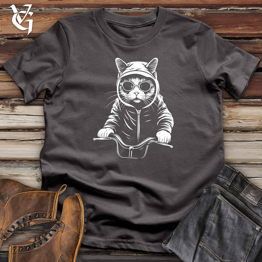 Retro Cycle Cat Softstyle Tee