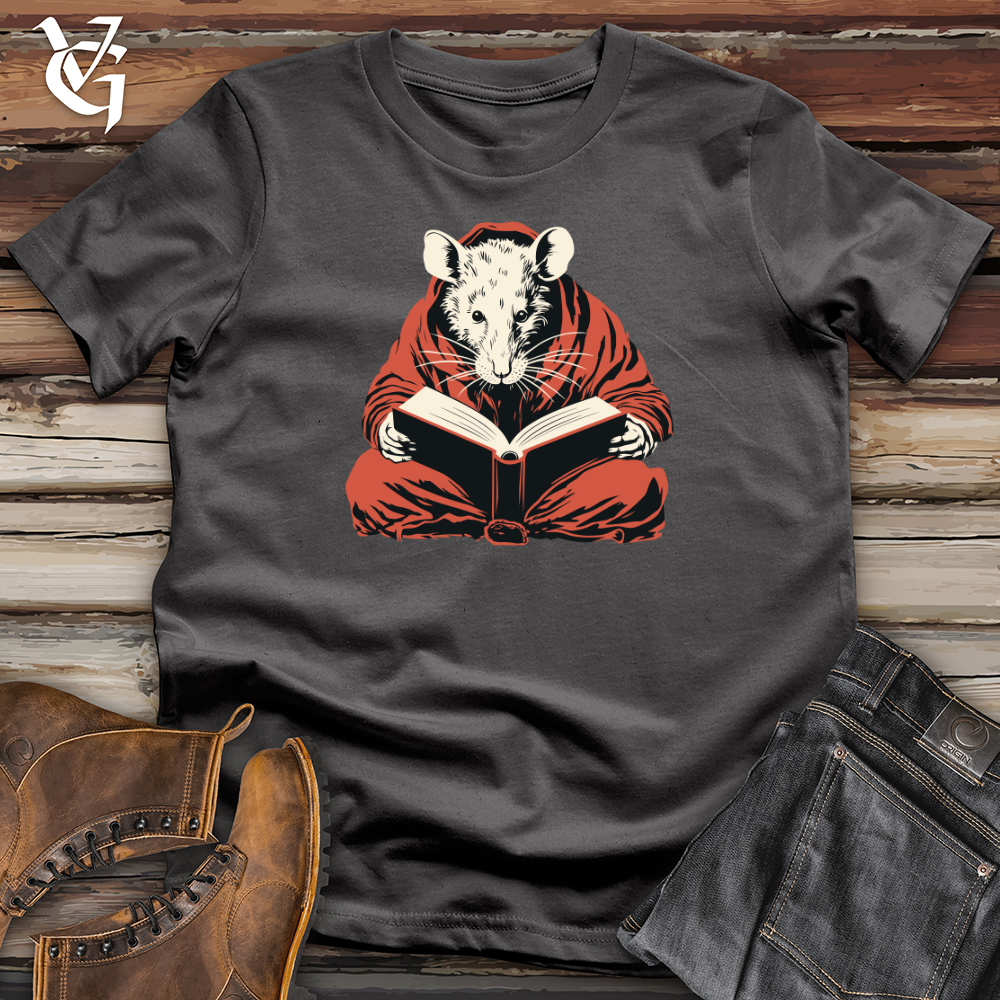 Rat Reading Book Softstyle Tee