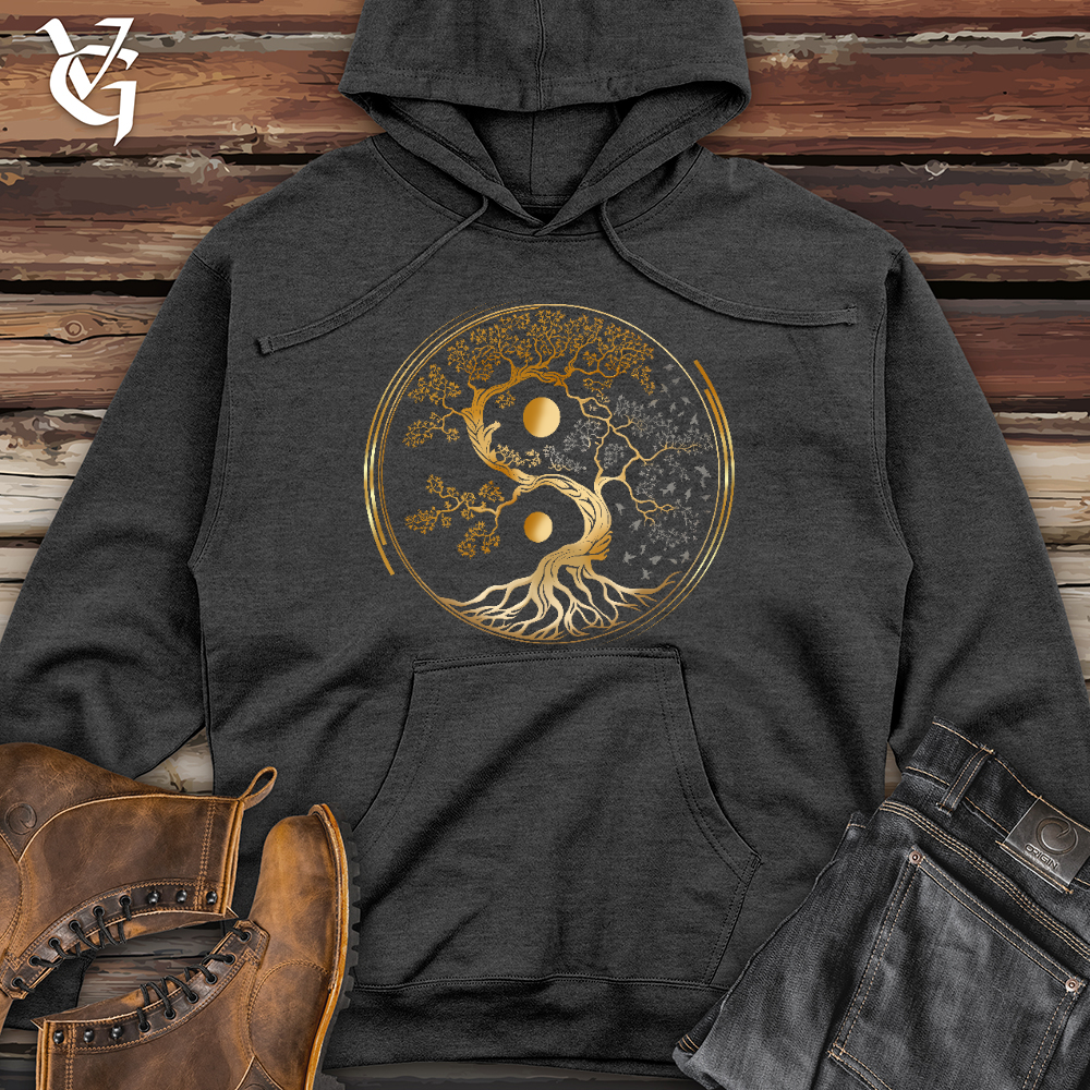 Tree of Life Yin Yang Hoodie Find Balance in Style Viking Goods Company