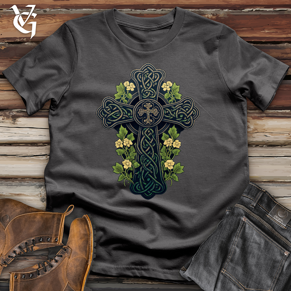 Celtic Cross Garden Softstyle Tee