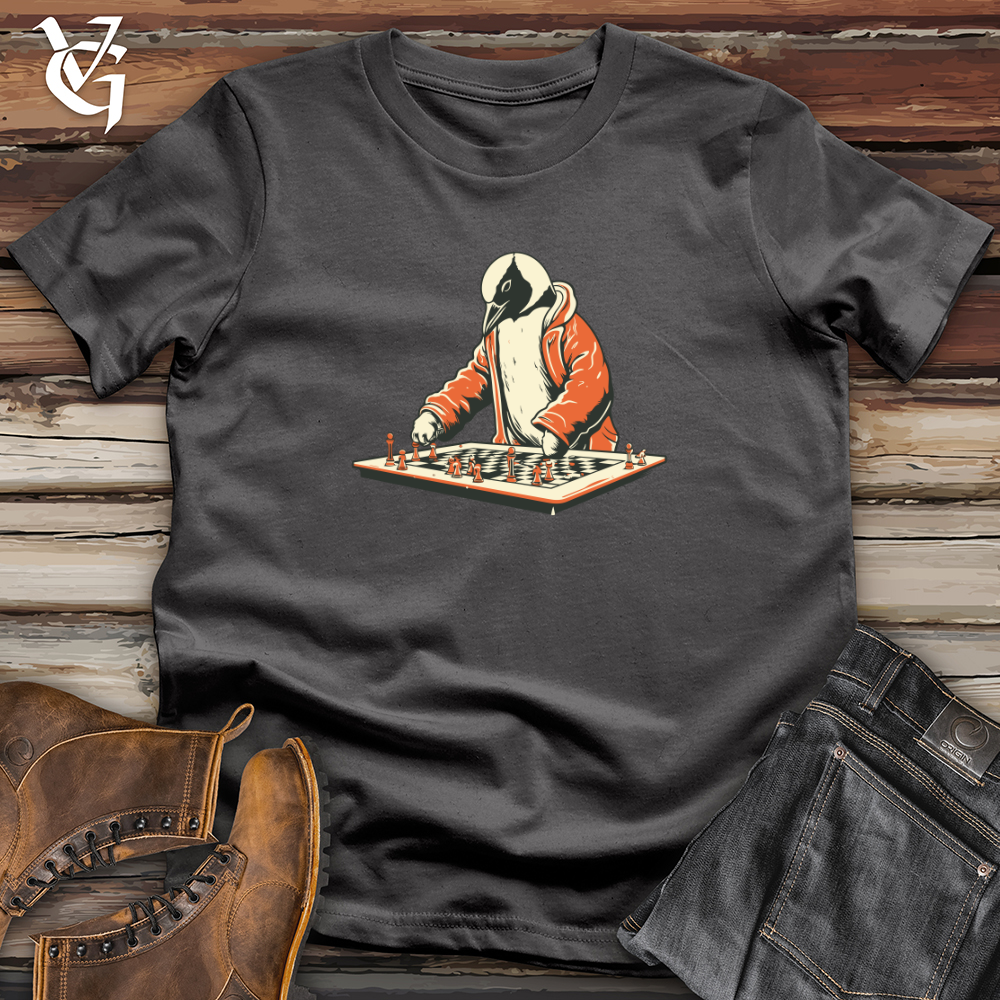 Vintage Game Night Penguin Softstyle Tee