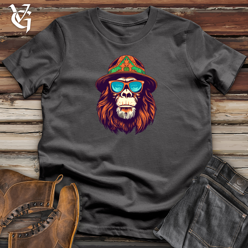 Retro Hippy Monkey 01 Softstyle Tee