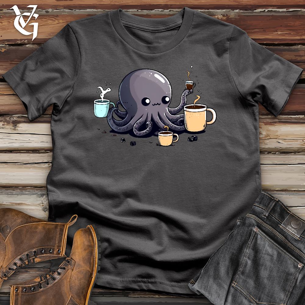 Octopus Coffee Addict Softstyle Tee