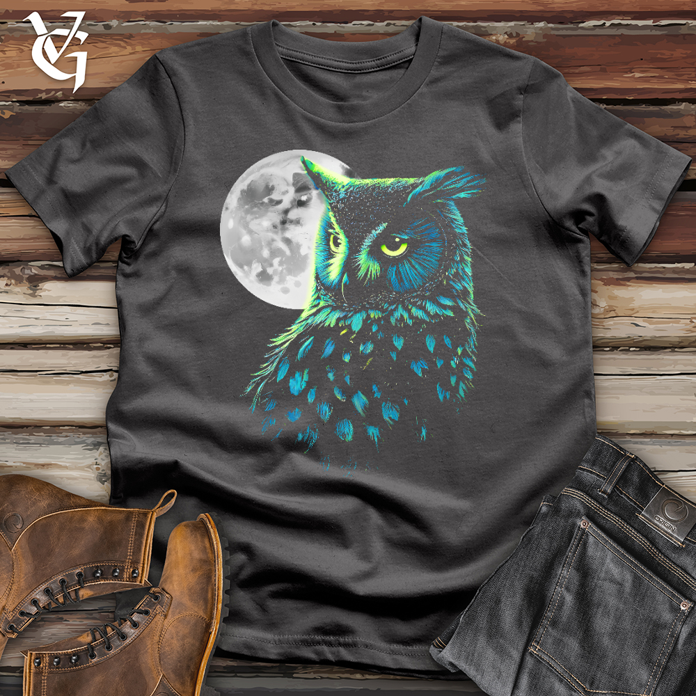 Cosmic Moon Owl Softstyle Tee