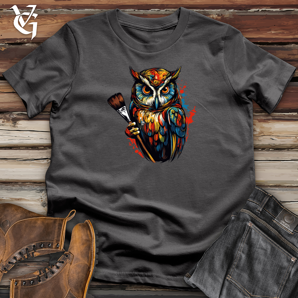Classic Painter Owl 01 Softstyle Tee