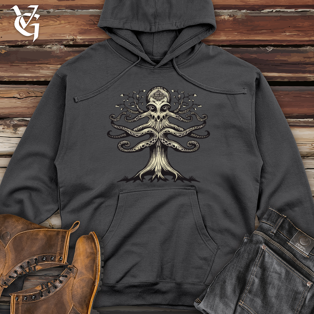 Tree Top Balancer Octopus Midweight Hooded Sweatshirt