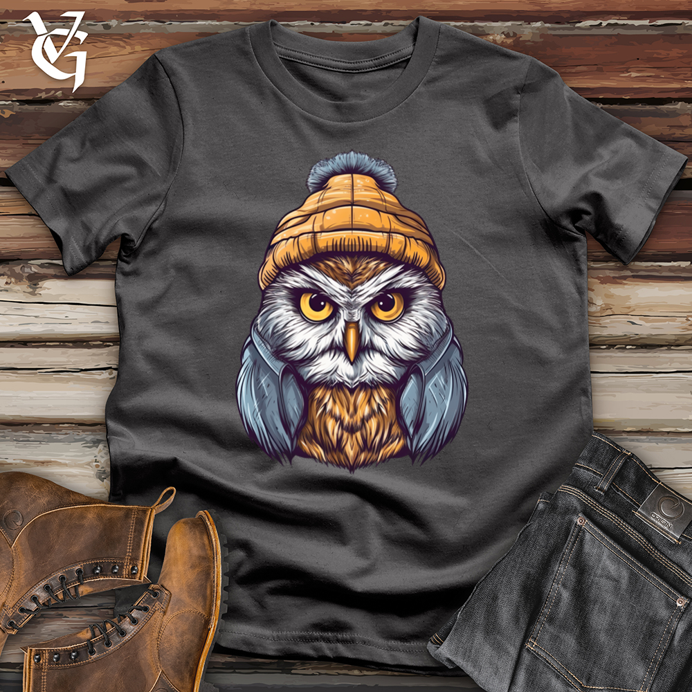 Owl wearing a beanie Softstyle Tee