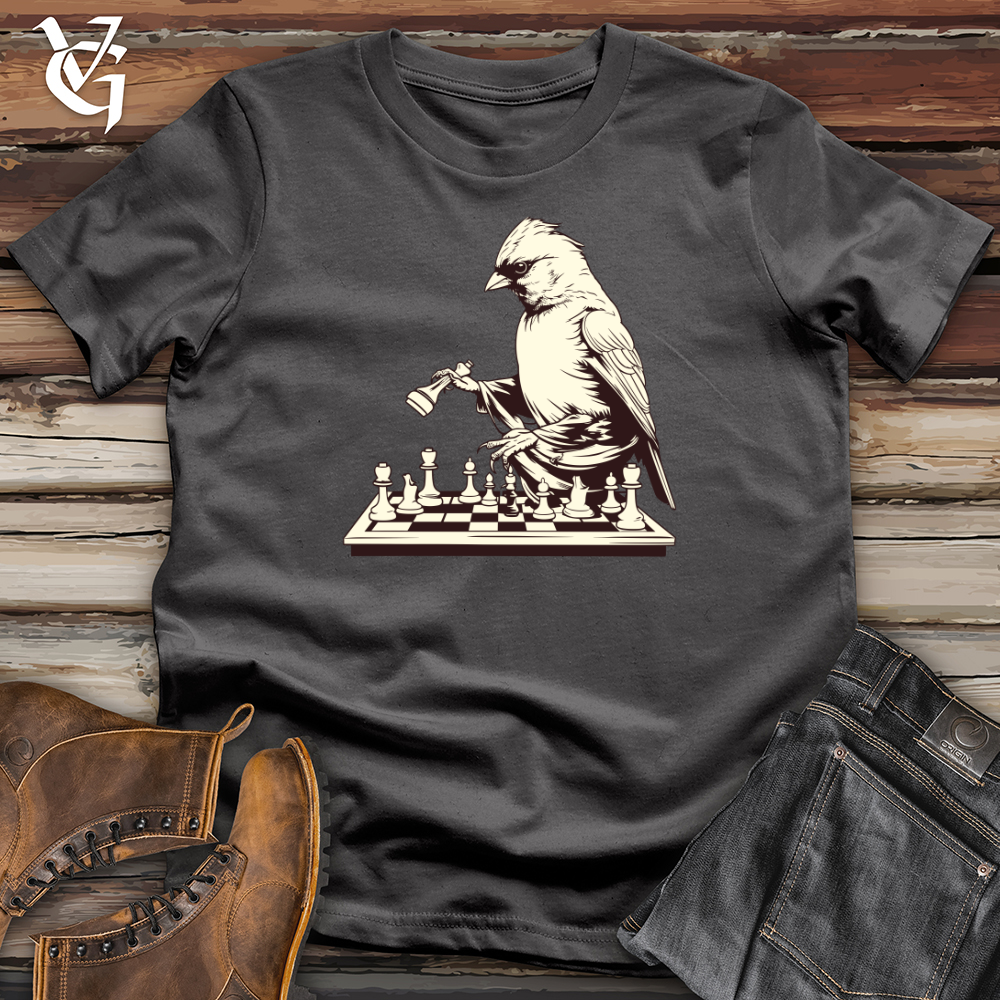 Finch Feathered Chess Softstyle Tee