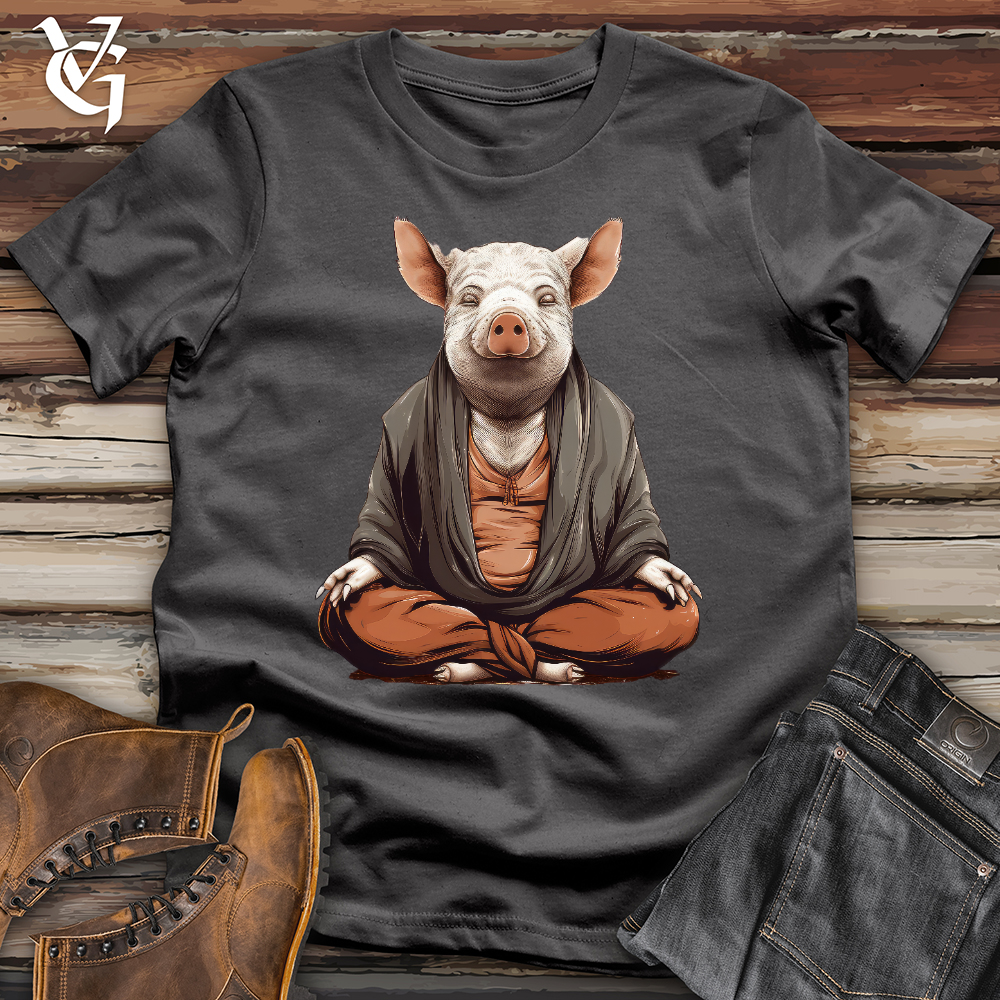 Meditating Pig Softstyle Tee