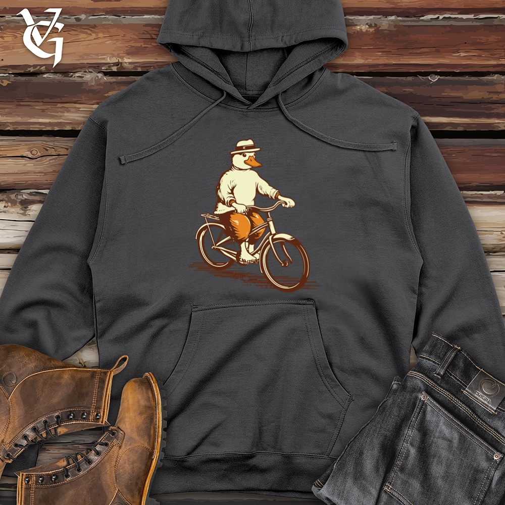 Vintage Quack Pedaler 01 Midweight Hooded Sweatshirt