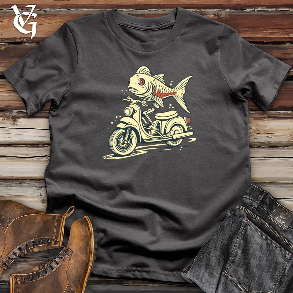 Fish Scooter Escape Softstyle Tee