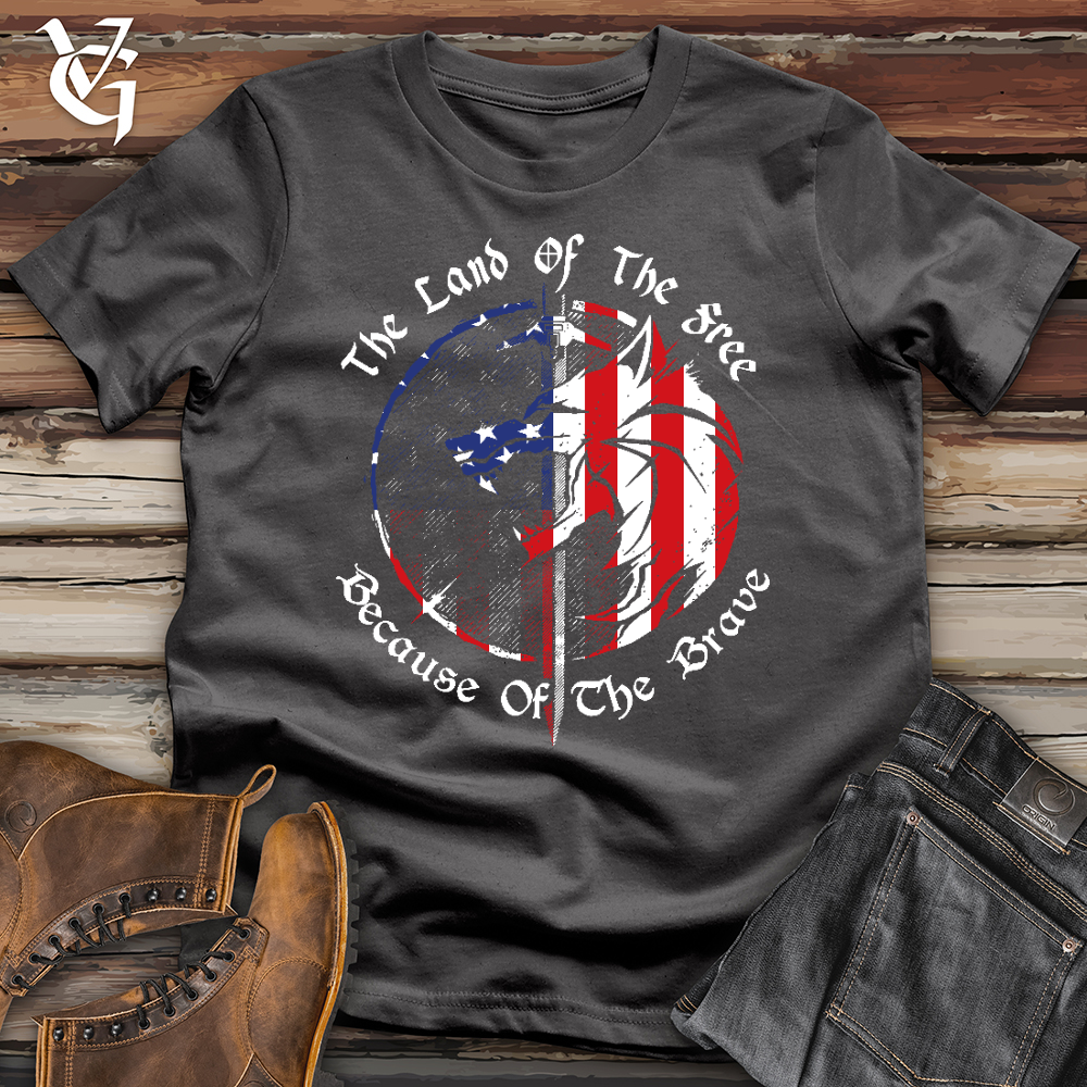 Because of the Brave Wolf Softstyle Tee