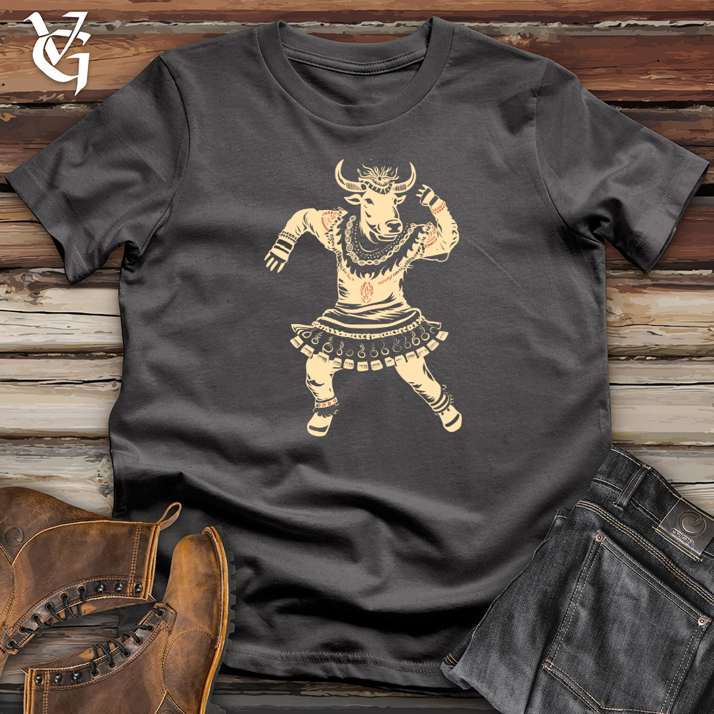 Cow Tribal Dance Softstyle Tee