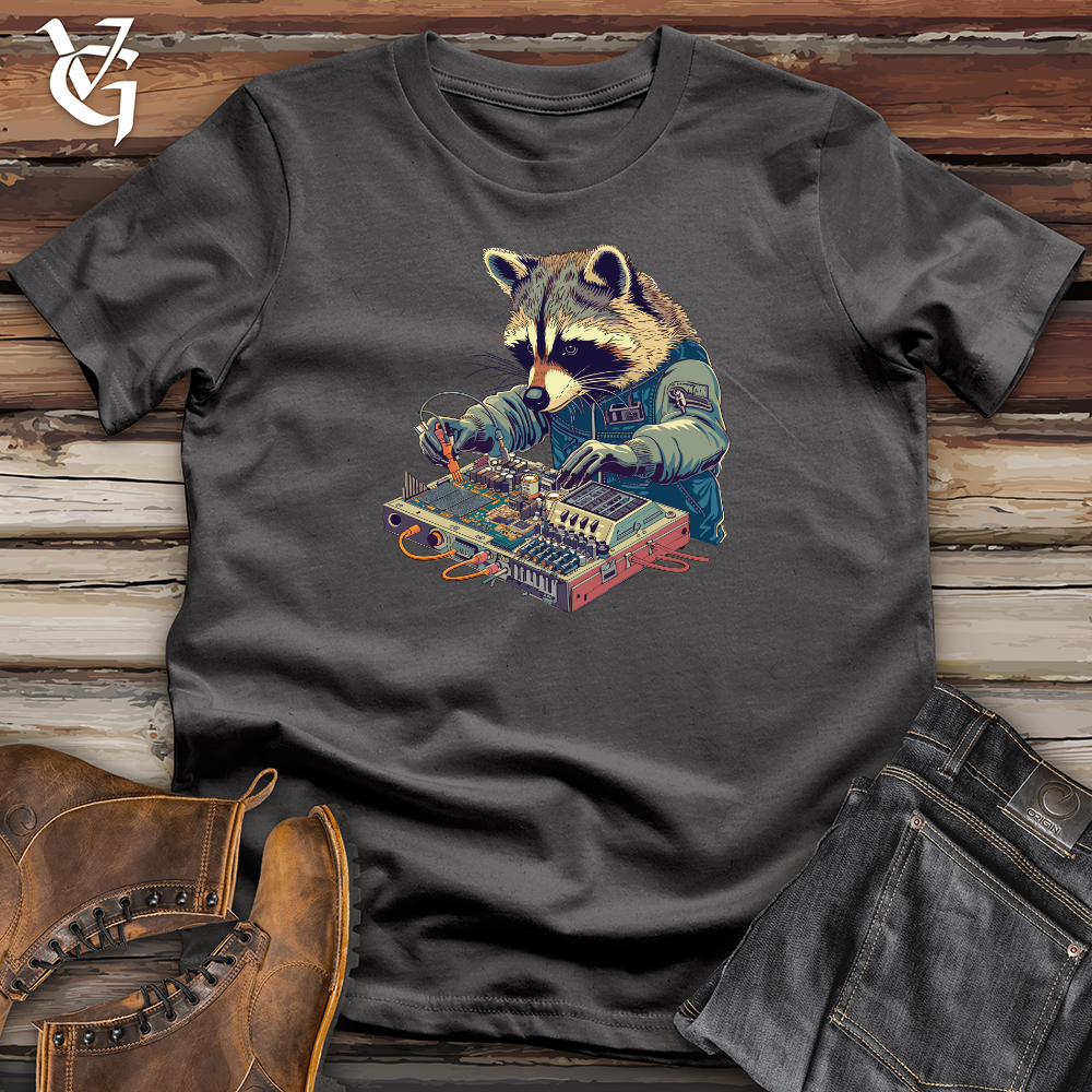 Raccoon Sound Engineer Softstyle Tee