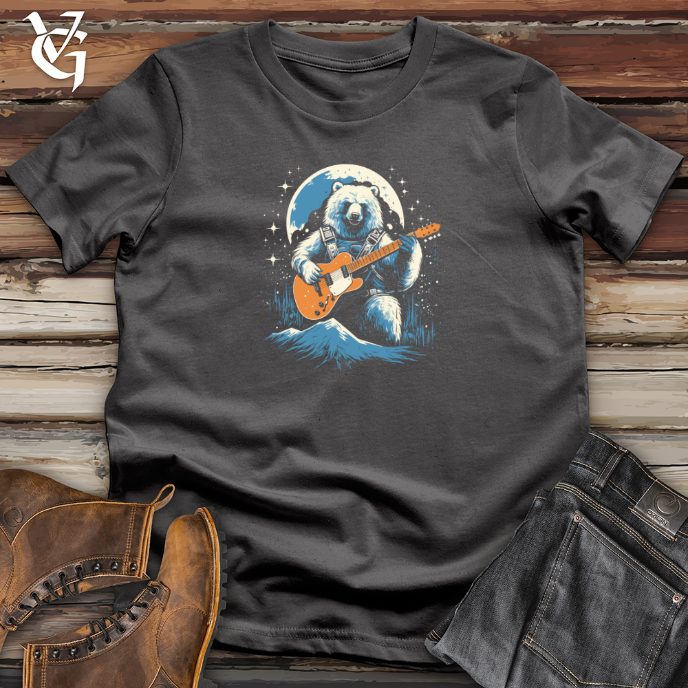 Retro Cosmic Guitar Bear Softstyle Tee