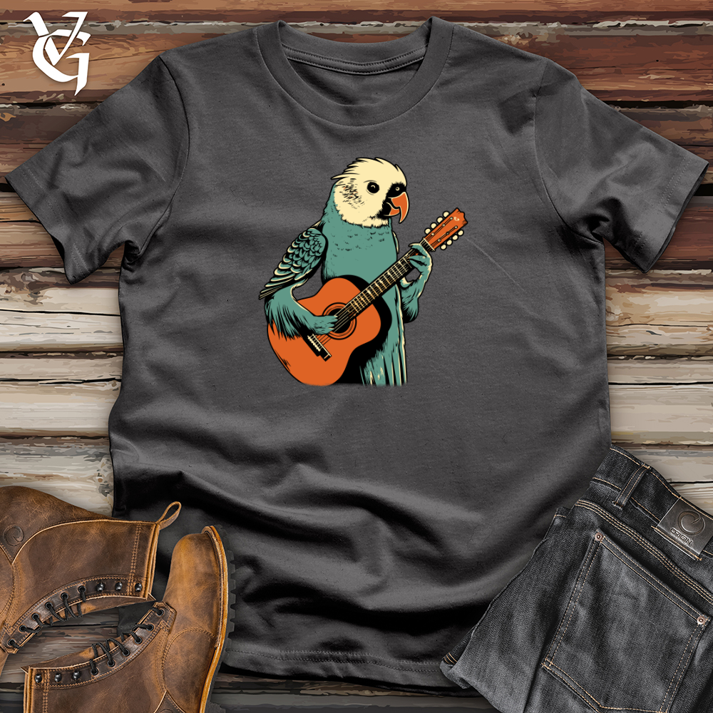 Parakeet Strumming Guitar Softstyle Tee