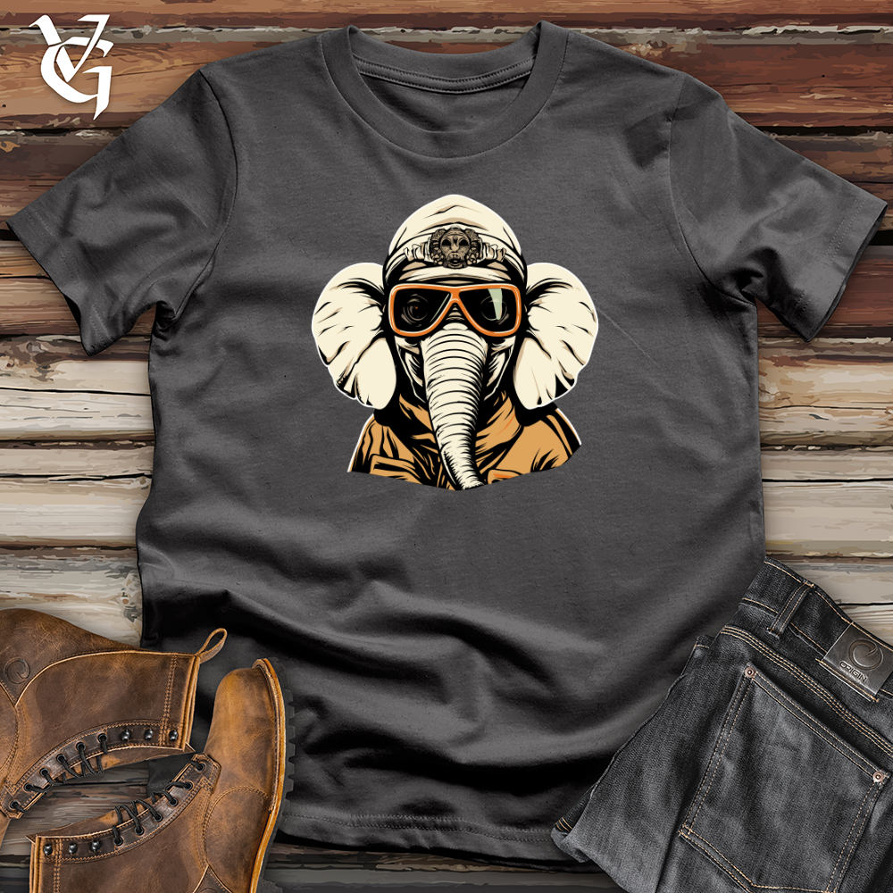 Vintage Ski Masked Elephant Softstyle Tee