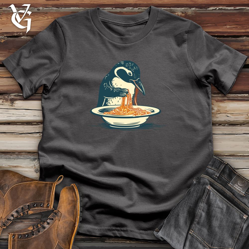 Retro Spaghetti Penguin Softstyle Tee