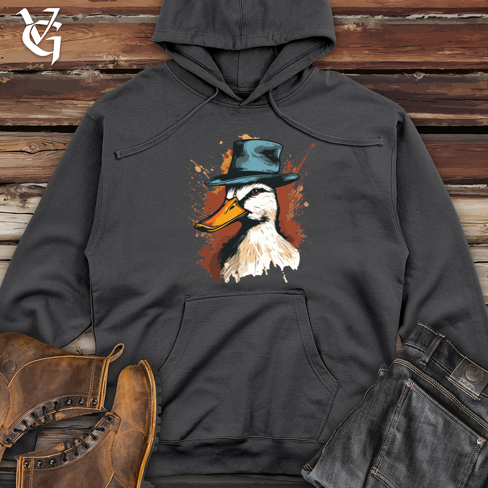 Vintage Quack Artist 01 Midweight Hooded Sweatshirt