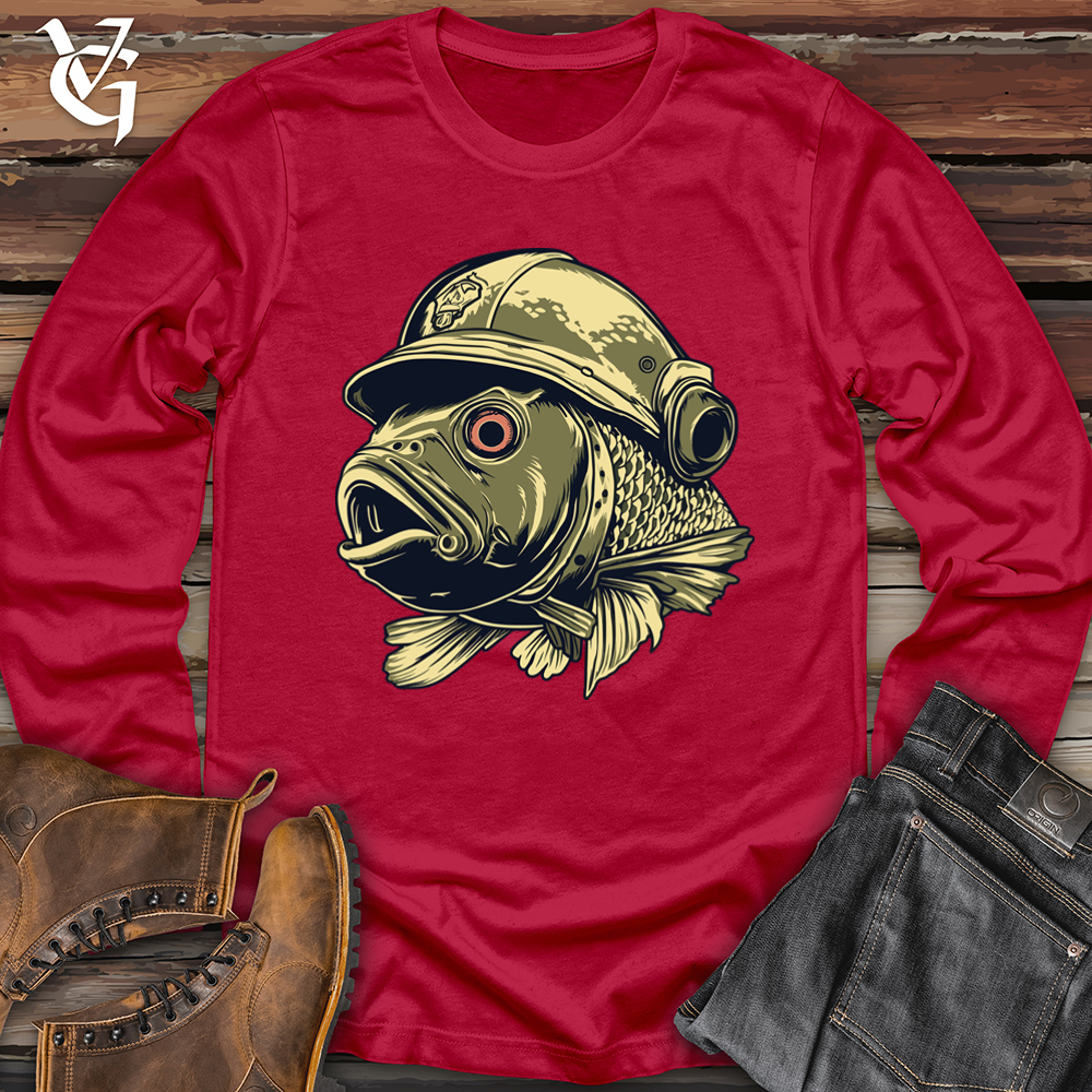 Fish Trooper Helmeted Brigade Softstyle Long Sleeve