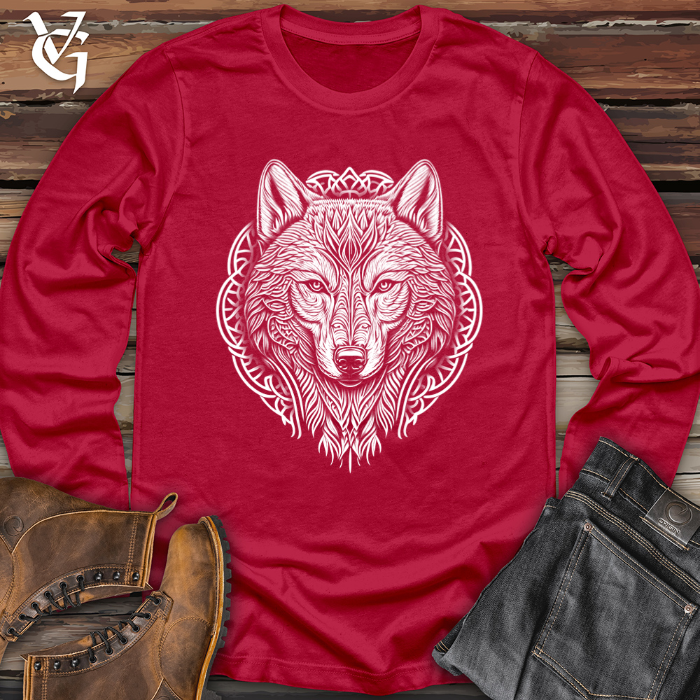 Wolf Wisdom Head Softstyle Long Sleeve
