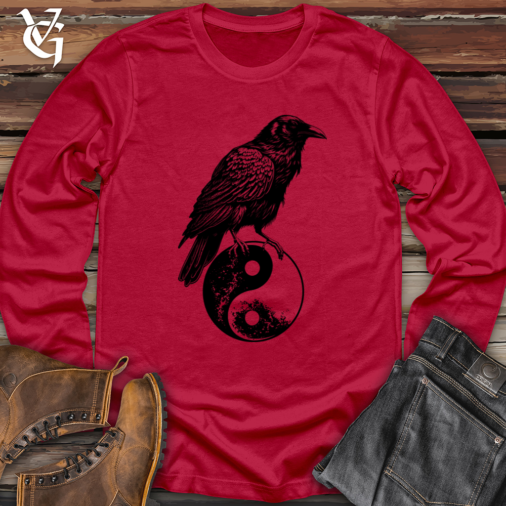 Raven Ying Yang Softstyle Long Sleeve