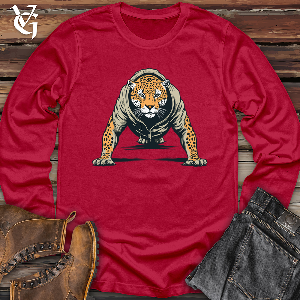 Retro Push Up Cheetah Softstyle Long Sleeve