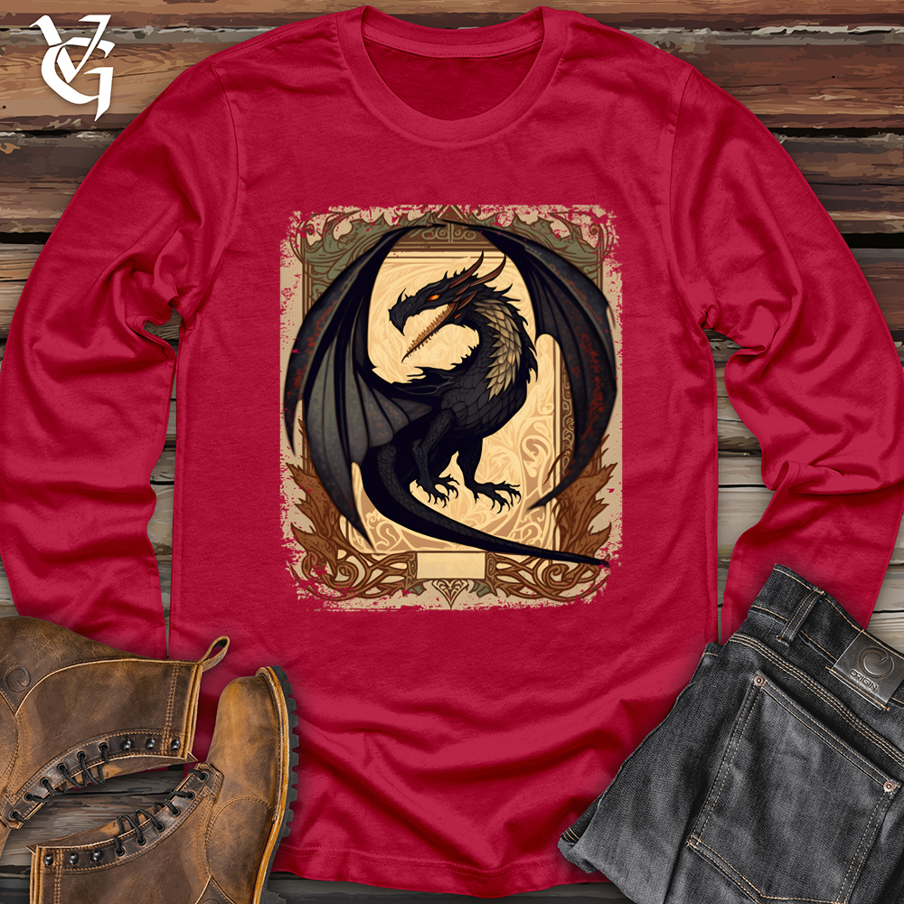 Dragon In a Frame Softstyle Long Sleeve