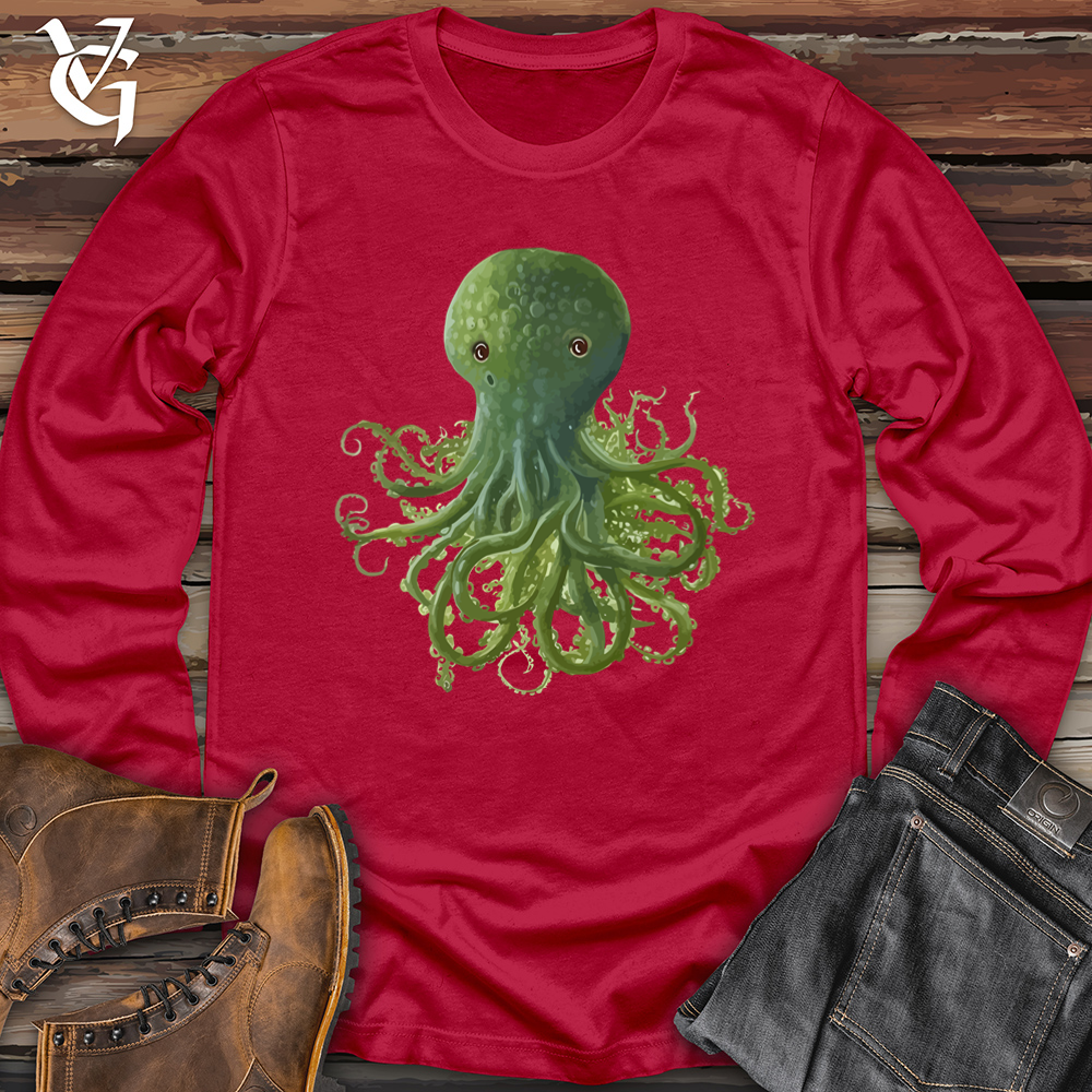 Seaweed Octopus Softstyle Long Sleeve