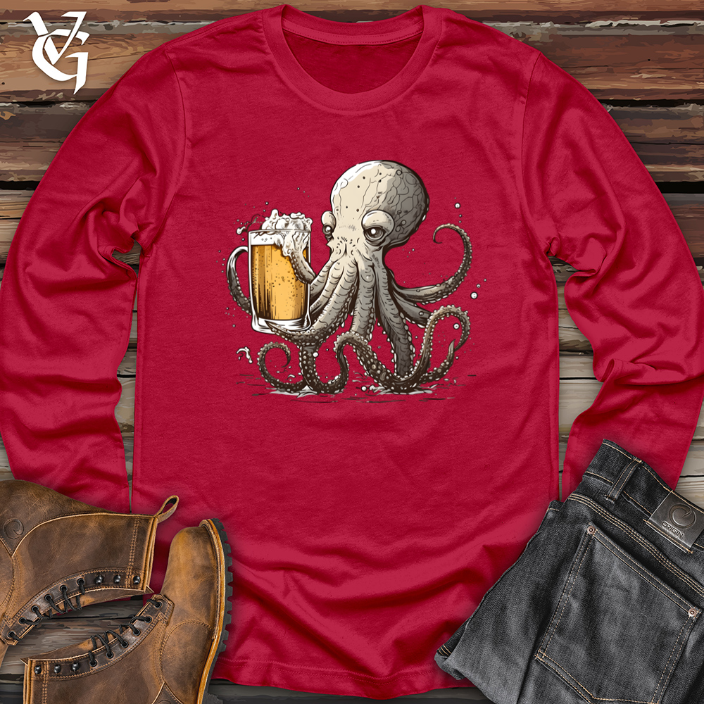 Octopus Happy Hour Softstyle Long Sleeve