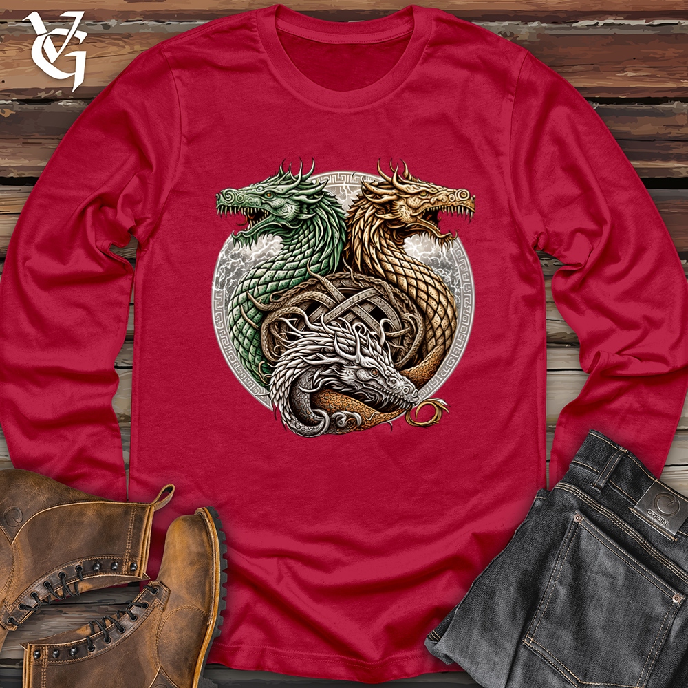 Dragon Trio Viking Softstyle Long Sleeve