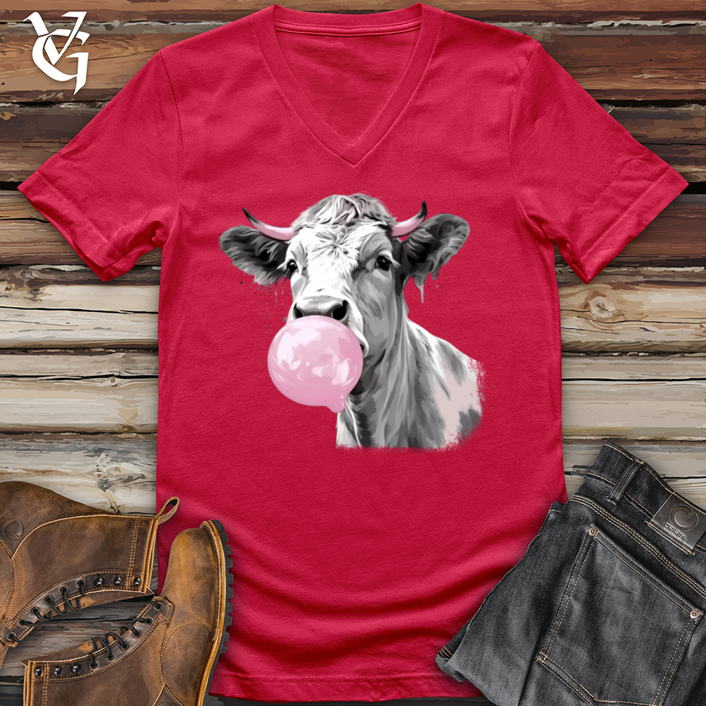 Cow Gum V-Neck