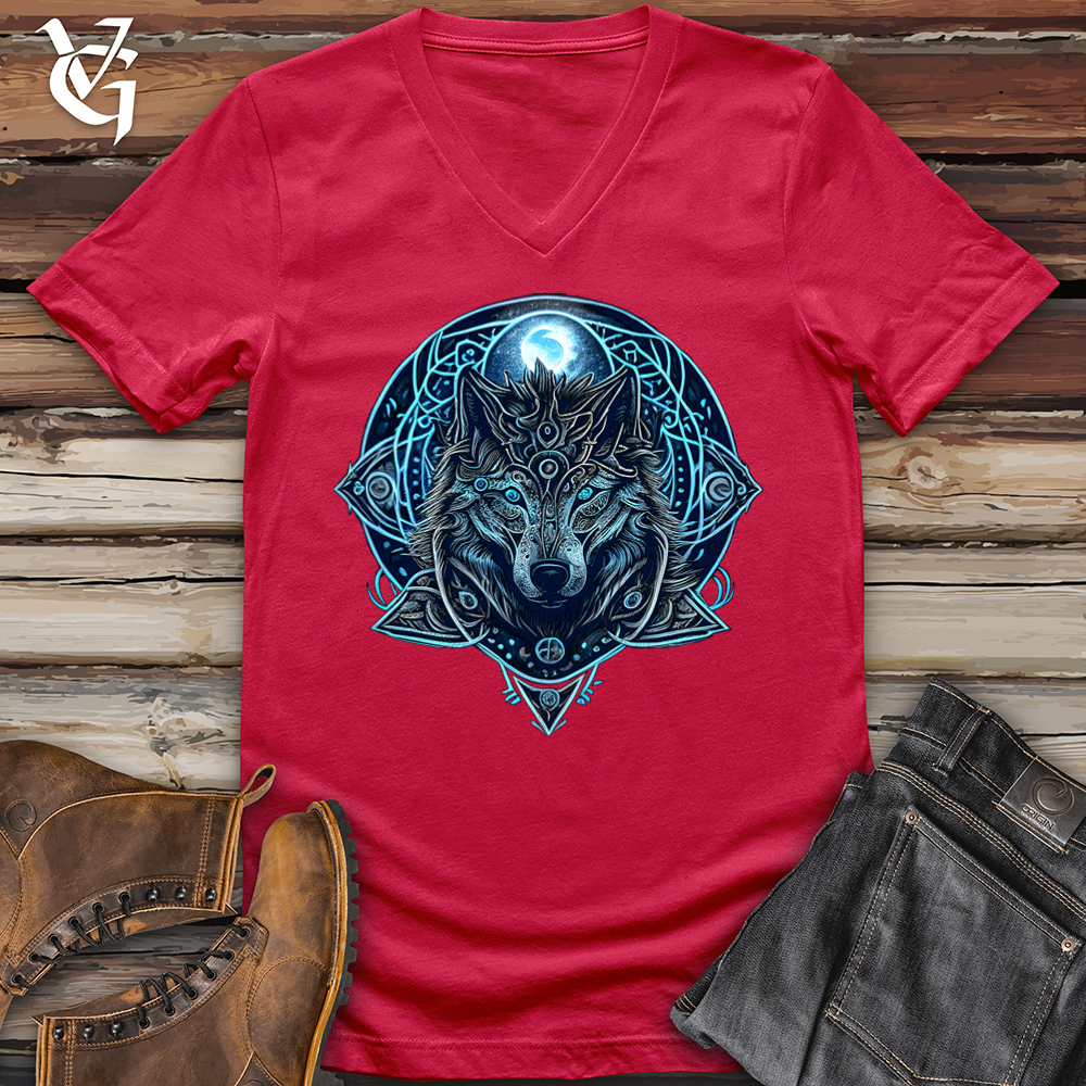 Celtic Fenrir Wolf V-Neck