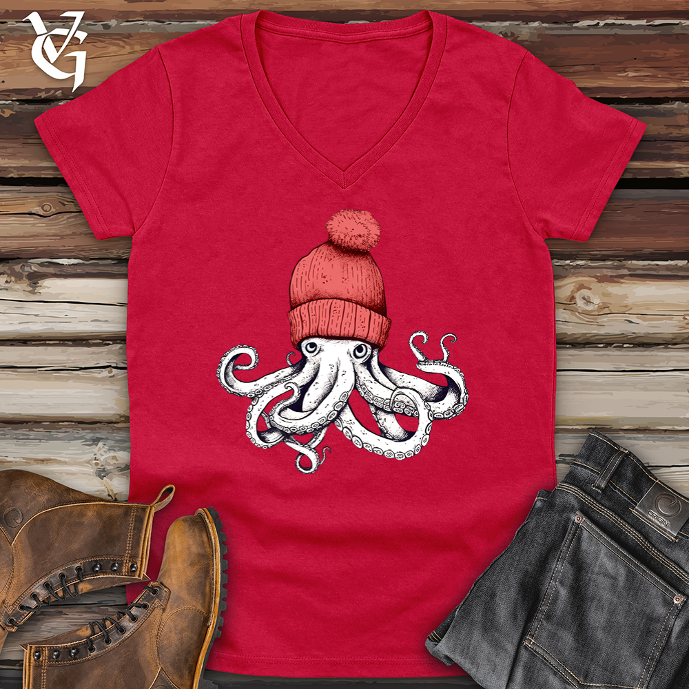 Octopus Chillin Softstyle V-Neck