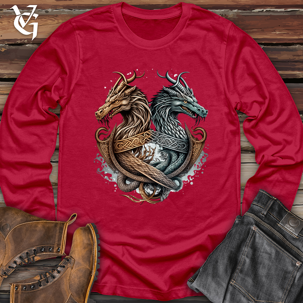 Dragons At Sea Softstyle Long Sleeve