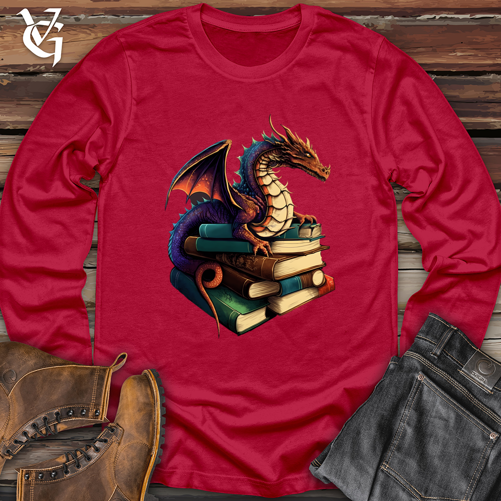 Dragon Book Hoarder Softstyle Long Sleeve