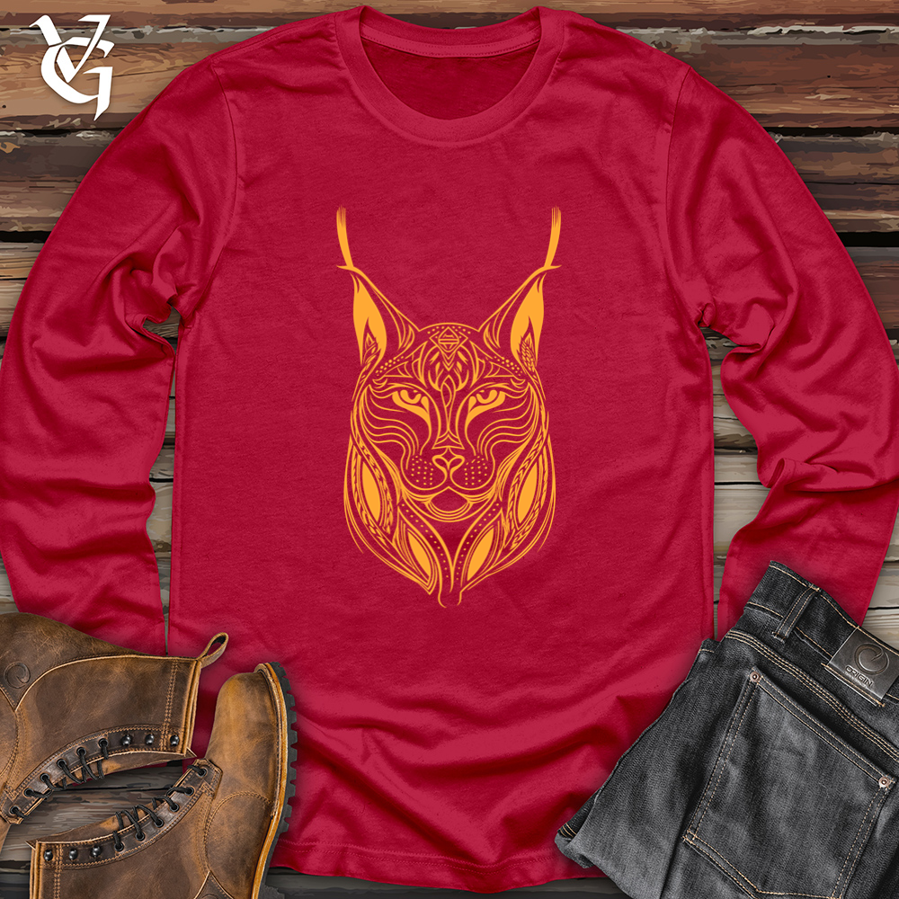 Intricate Lynx Softstyle Long Sleeve