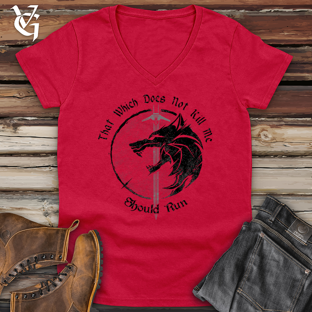 Should Run Wolf Softstyle V-Neck