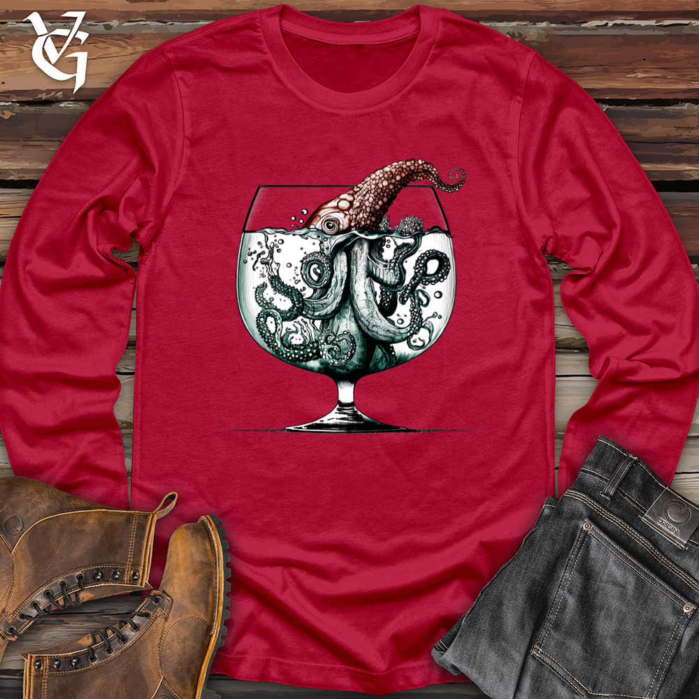 Over Indulging Octopus Softstyle Long Sleeve